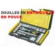 COFFRET 1/2 DOUILLES EN METRIQUE ET EN POUCE