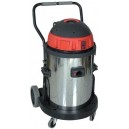 Aspirateur industriel eau et poussieres 60 L cuve Inox 