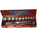 COFFRET CAMION 3/4" 15 PIECES 