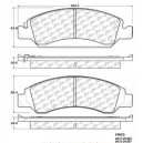 plaquettes de frein avant Cadillac Chevrolet GMC 